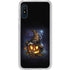 Halloween Cat and Jack O Lantern Pumpkin by Sarah Richter Galaxy A10e Clear Case