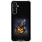 Halloween Cat and Jack O Lantern Pumpkin by Sarah Richter Galaxy A54 5G Clear Case