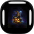 Halloween Cat and Jack O Lantern Pumpkin by Sarah Richter Galaxy Buds Live Skin