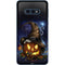 Halloween Cat and Jack O Lantern Pumpkin by Sarah Richter Galaxy S10e Skin