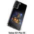 Halloween Cat and Jack O Lantern Pumpkin by Sarah Richter Galaxy S21 Plus 5G Clear Case