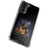 Halloween Cat and Jack O Lantern Pumpkin by Sarah Richter Galaxy S22 Clear Case