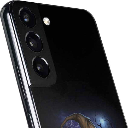 Halloween Cat and Jack O Lantern Pumpkin by Sarah Richter Galaxy S22 Skin