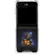 Halloween Cat and Jack O Lantern Pumpkin by Sarah Richter Galaxy Z Flip5 5G Clear Case
