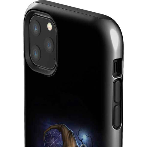 Halloween Cat and Jack O Lantern Pumpkin by Sarah Richter iPhone 11 Pro Max Impact Case