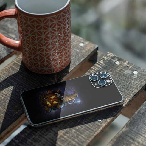 Halloween Cat and Jack O Lantern Pumpkin by Sarah Richter iPhone 11 Pro Skin