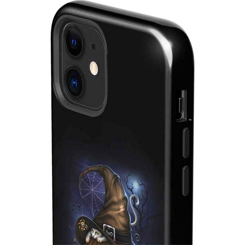 Halloween Cat and Jack O Lantern Pumpkin by Sarah Richter iPhone 12 Impact Case