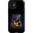 Halloween Cat and Jack O Lantern Pumpkin by Sarah Richter iPhone 12 Mini Impact Case