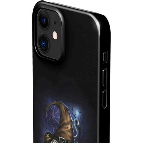 Halloween Cat and Jack O Lantern Pumpkin by Sarah Richter iPhone 12 Mini Lite Case