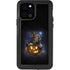 Halloween Cat and Jack O Lantern Pumpkin by Sarah Richter iPhone 12 Pro Waterproof Case
