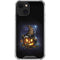 Halloween Cat and Jack O Lantern Pumpkin by Sarah Richter iPhone 13 Mini Clear Case