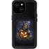 Halloween Cat and Jack O Lantern Pumpkin by Sarah Richter iPhone 13 Mini Waterproof Case