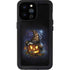 Halloween Cat and Jack O Lantern Pumpkin by Sarah Richter iPhone 14 Pro Max Waterproof Case