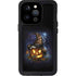 Halloween Cat and Jack O Lantern Pumpkin by Sarah Richter iPhone 14 Pro Waterproof Case