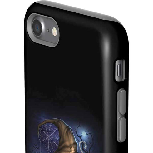 Halloween Cat and Jack O Lantern Pumpkin by Sarah Richter iPhone SE (2nd & 3rd Gen) Pro Case