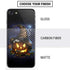 Halloween Cat and Jack O Lantern Pumpkin by Sarah Richter iPhone SE (2nd & 3rd Gen) Skin