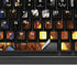 Halloween Cat and Jack O Lantern Pumpkin by Sarah Richter K95 RGB PLATINUM Mechanical Gaming Keyboard Skin