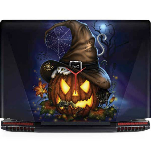 Halloween Cat and Jack O Lantern Pumpkin by Sarah Richter Legion Y720 Skin