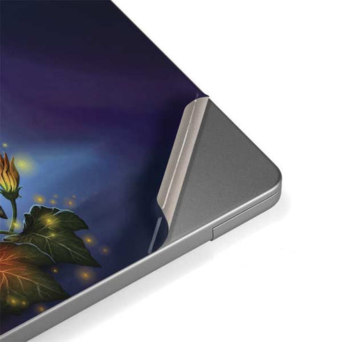 Halloween Cat and Jack O Lantern Pumpkin by Sarah Richter MacBook Pro 14in (2021-24) Skin