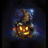 Halloween Cat and Jack O Lantern Pumpkin by Sarah Richter Moto E5 Play Skin