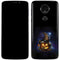 Halloween Cat and Jack O Lantern Pumpkin by Sarah Richter Moto E5 Plus Skin