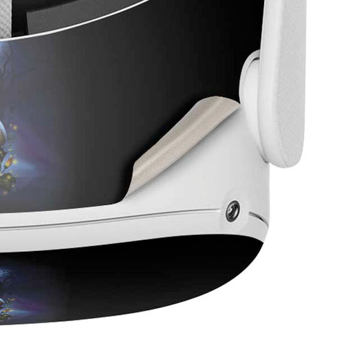 Halloween Cat and Jack O Lantern Pumpkin by Sarah Richter Oculus Quest 2 Skin