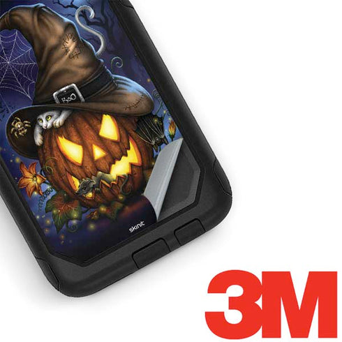 Halloween Cat and Jack O Lantern Pumpkin by Sarah Richter Otterbox Commuter Galaxy Skin