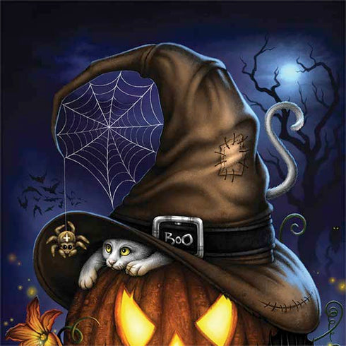 Halloween Cat and Jack O Lantern Pumpkin by Sarah Richter Otterbox Commuter Galaxy Skin