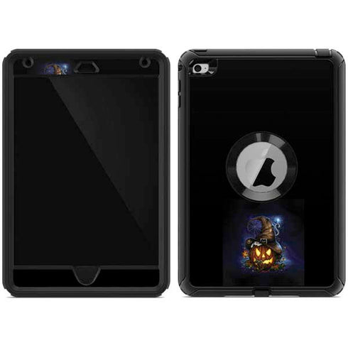 Halloween Cat and Jack O Lantern Pumpkin by Sarah Richter Otterbox Defender iPad Skin