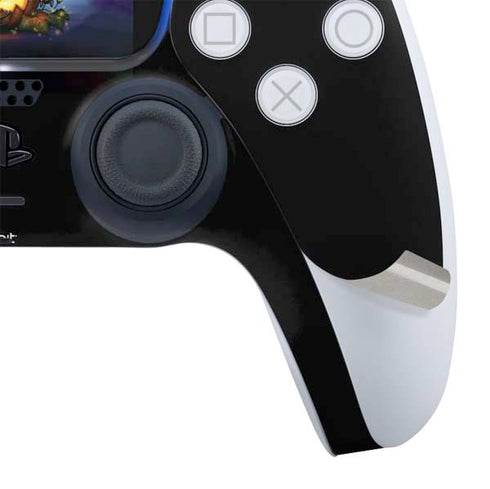 Halloween Cat and Jack O Lantern Pumpkin by Sarah Richter PS5 Controller Skin