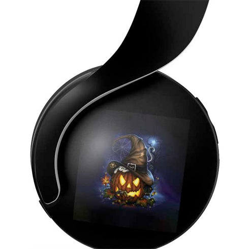 Halloween Cat and Jack O Lantern Pumpkin by Sarah Richter PULSE 3D Wireless Headset for PS5 Skin