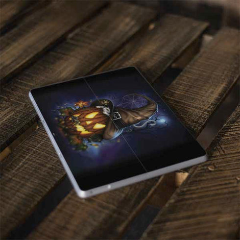 Halloween Cat and Jack O Lantern Pumpkin by Sarah Richter Surface Go Skin