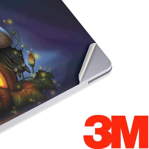 Halloween Cat and Jack O Lantern Pumpkin by Sarah Richter Surface Laptop 3 13.5in Skin