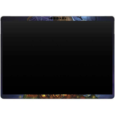 Halloween Cat and Jack O Lantern Pumpkin by Sarah Richter Surface Pro 8 Skin