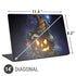 Halloween Cat and Jack O Lantern Pumpkin by Sarah Richter Universal Laptop 14in (11.4 x 8.2in) Skin