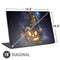Halloween Cat and Jack O Lantern Pumpkin by Sarah Richter Universal Laptop 18in (14.6 x 10.6in) Skin