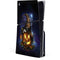 Halloween Cat and Jack O Lantern Pumpkin by Sarah Richter PS5 Slim Disk Console Skin
