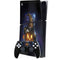 Halloween Cat and Jack O Lantern Pumpkin by Sarah Richter PS5 Slim Digital Edition Bundle Skin