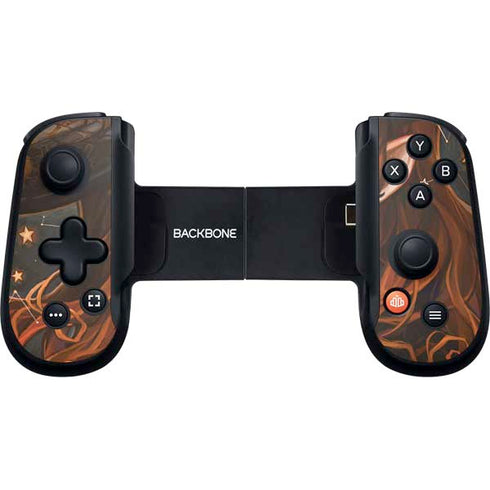 Halloween Pumpkin Witch with Fox by Ivy Dolamore Backbone One for iPhone Game Controller Skin