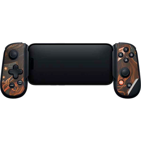 Halloween Pumpkin Witch with Fox by Ivy Dolamore Backbone One for iPhone Game Controller Skin