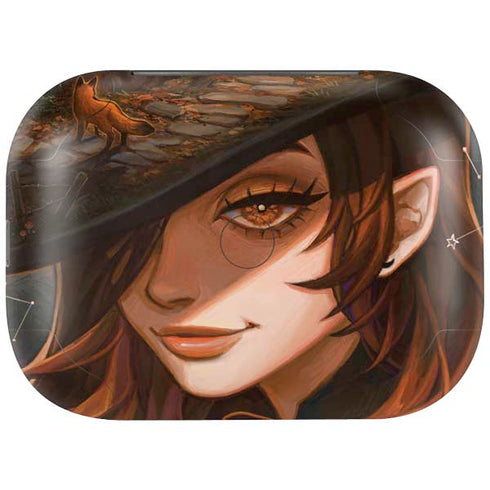 Halloween Pumpkin Witch with Fox by Ivy Dolamore Amazon Echo Buds Skin