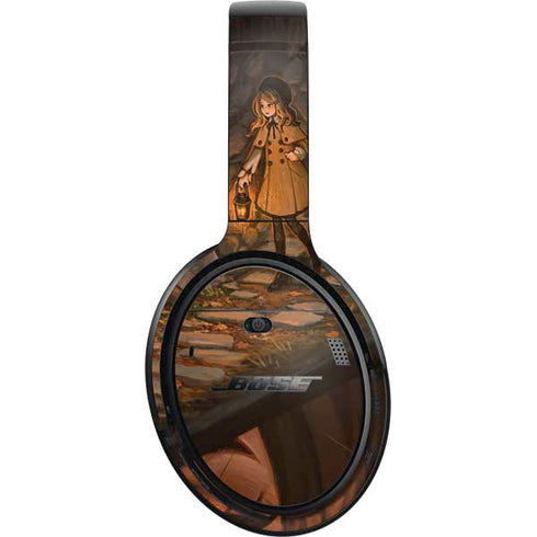 Halloween Pumpkin Witch with Fox by Ivy Dolamore Bose QuietComfort 35 Headphones Skin