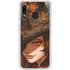 Halloween Pumpkin Witch with Fox by Ivy Dolamore Galaxy A20 Clear Case