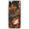 Halloween Pumpkin Witch with Fox by Ivy Dolamore Galaxy A50 Clear Case