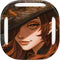 Halloween Pumpkin Witch with Fox by Ivy Dolamore Galaxy Buds Live Skin