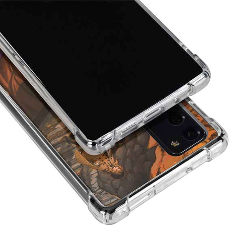 Halloween Pumpkin Witch with Fox by Ivy Dolamore Galaxy Note20 5G Clear Case