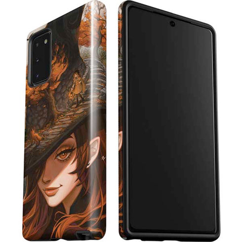 Halloween Pumpkin Witch with Fox by Ivy Dolamore Galaxy Note20 5G Pro Case