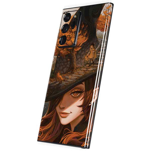 Halloween Pumpkin Witch with Fox by Ivy Dolamore Galaxy Note20 Ultra 5G Skin