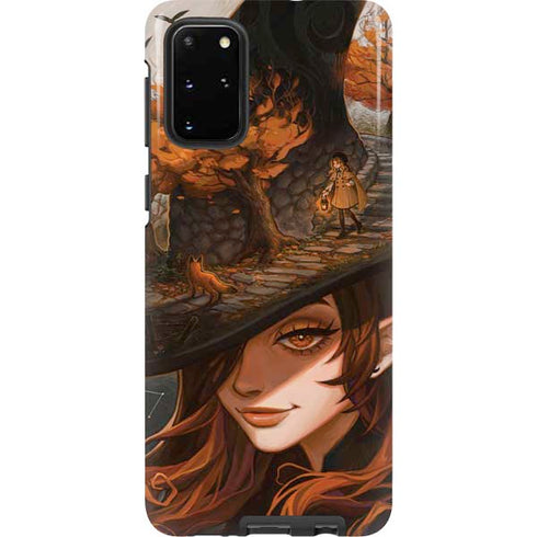 Halloween Pumpkin Witch with Fox by Ivy Dolamore Galaxy S20 Plus Pro Case