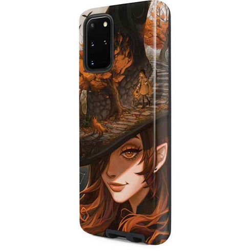 Halloween Pumpkin Witch with Fox by Ivy Dolamore Galaxy S20 Plus Pro Case